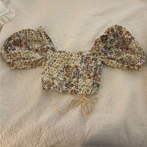 Olivaceous Corset Top